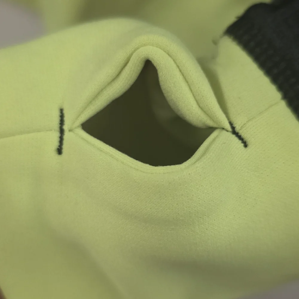 Nike Therma Fit Hoodie Dark Grey Volt Green Swoosh Size L